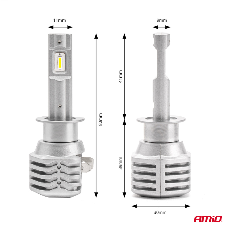LLAMPA LED AMiO H1 X1-Series AM-02963 +400% 10-16V 40W 6500K SET