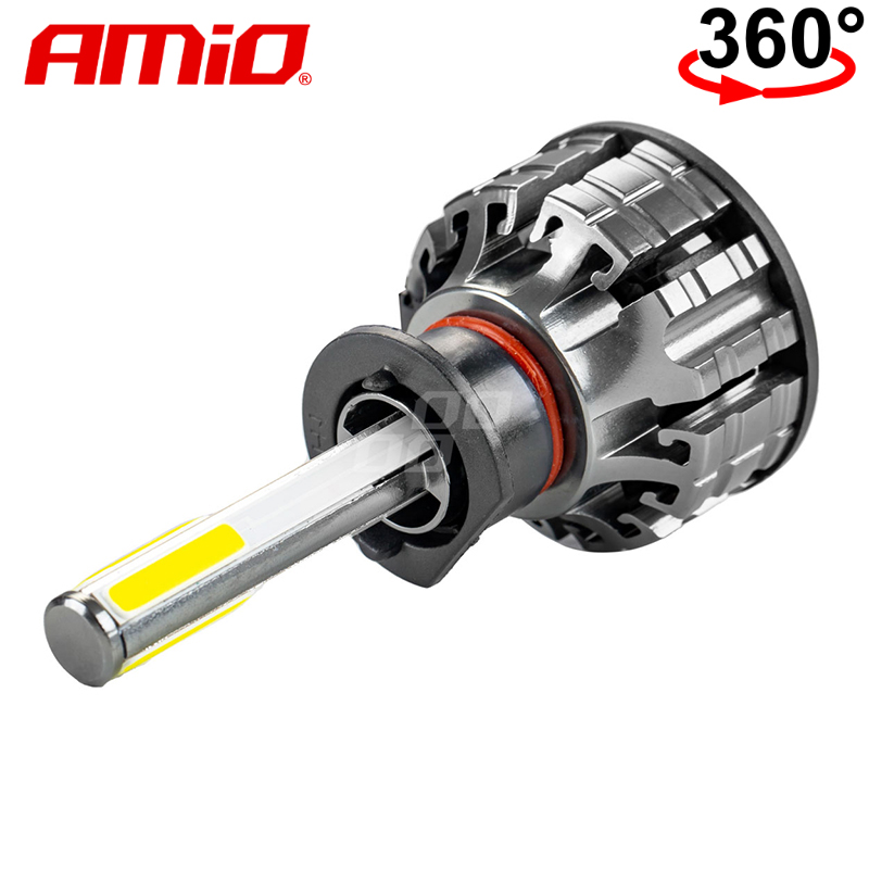 LLAMPA LED AMiO H1 COB-Series 360° AM-02842 +170% 12-24V 38W 6500K SET