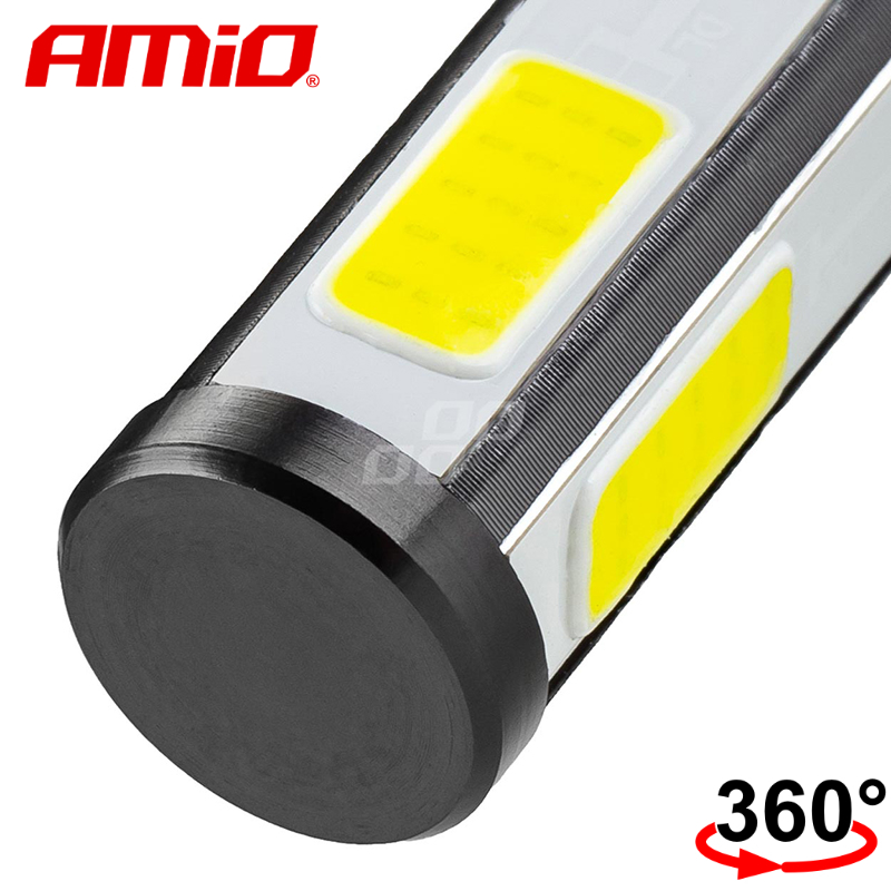 LLAMPA LED AMiO H4 COB-Series 360° AM-02843 +170% 12-24V 38W 6500K SET