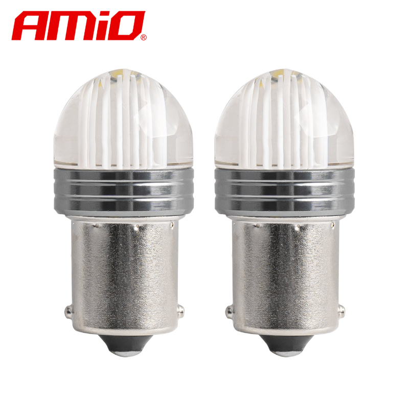 LLAMPA LED AMiO AM-02953 P21W 12V 9xSMD2835-LED 60...