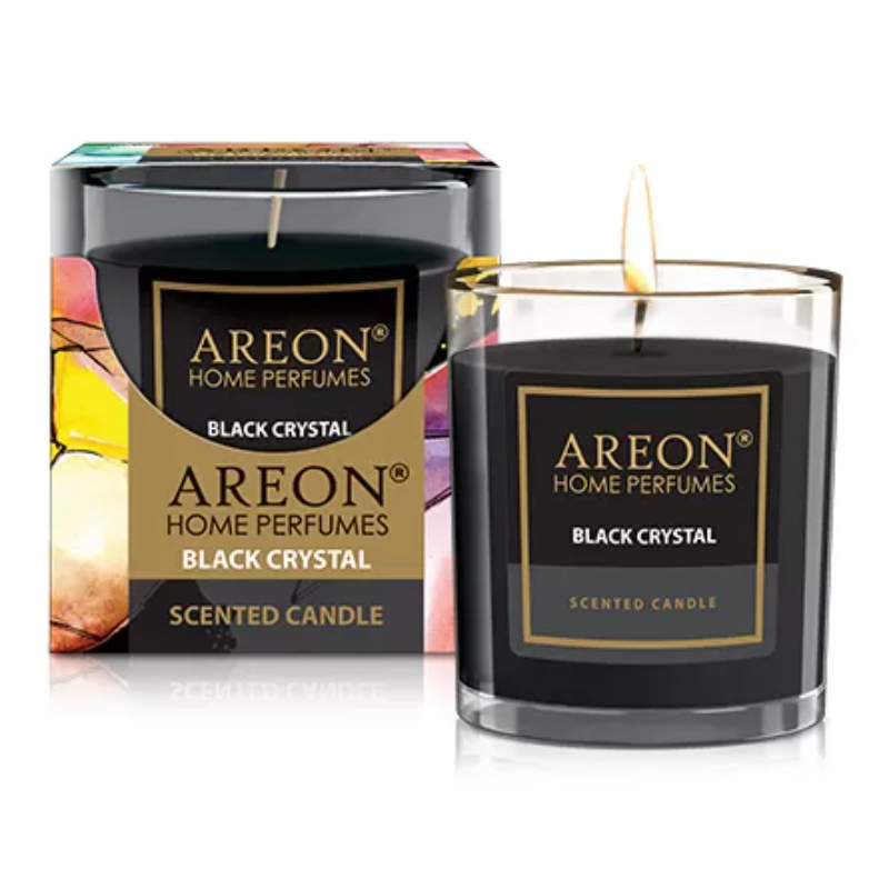 QIRI AROMATIK AREON SCENTED CANDLES 120G BLACK CRY...