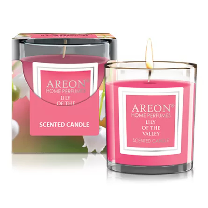 QIRI AROMATIK AREON SCENTED CANDLES 120G LILY OF T...
