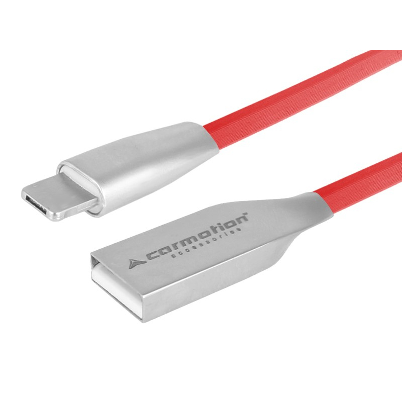 KABELL KARIKIMI-SINKRONIZIMI USB Apple Lightning/ Micro USB CM-58634-RD 120cm (TE KUQE)