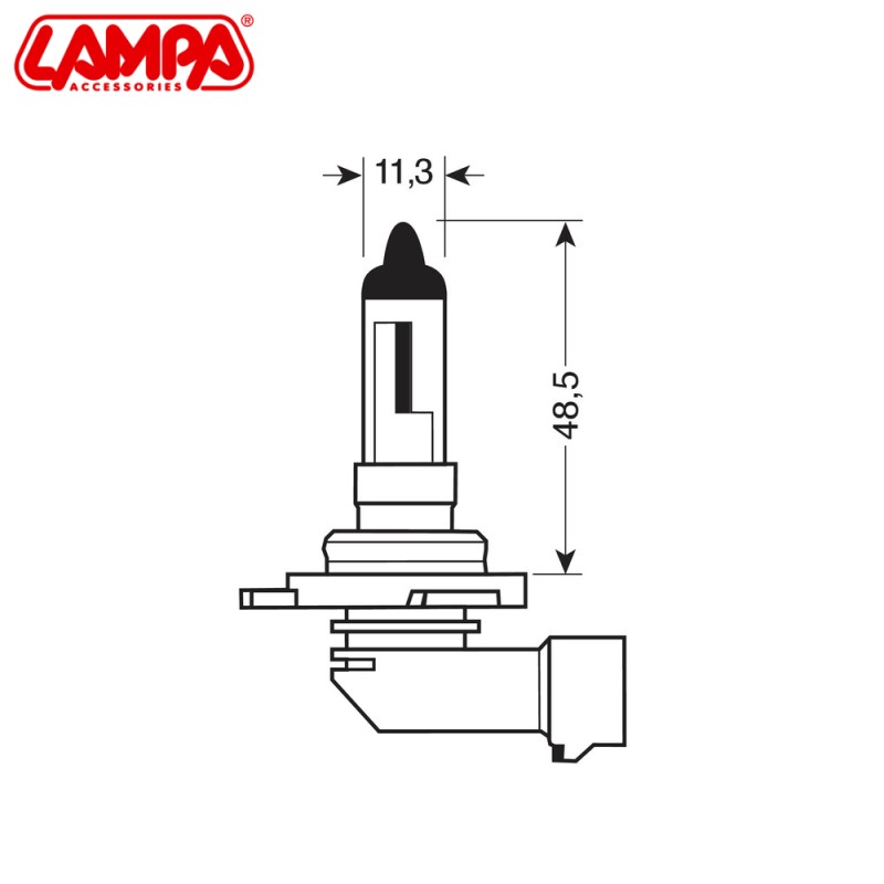 LLAMPA LMP-57956 HIR2 (9012) 12 V 65 W (KT) 1 COPE