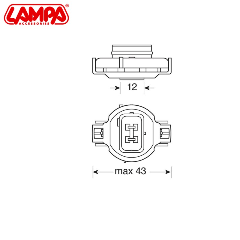 LLAMPA LMP-58006 PSY24W 12 V 24 W 3100K (AMBER) B1