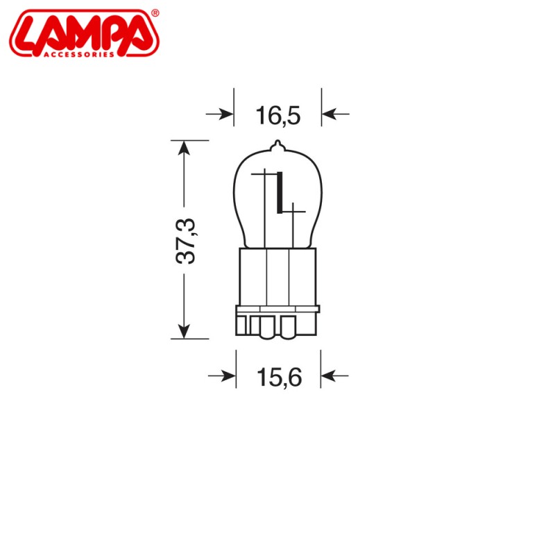 LLAMPA LMP-58008 PW24W 12 V 24 W 400 lm (CLEAR) B2