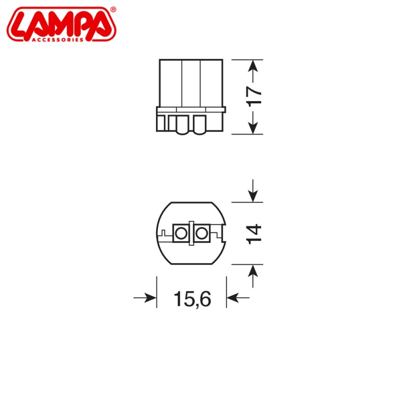 LLAMPA LMP-58008 PW24W 12 V 24 W 400 lm (CLEAR) B2