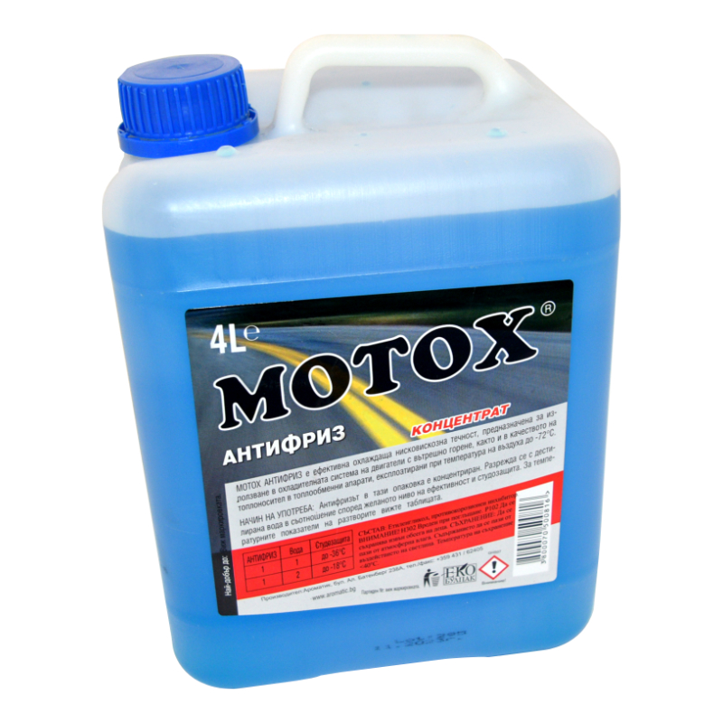 ANTIFRIZ MOTOX -72°C (G11) 4 L