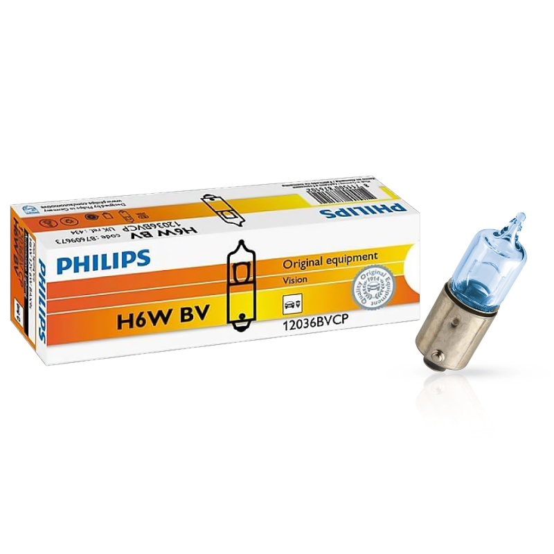 LLAMPA PHILIPS BLUE VISION H6W 12 V 6 W C1-12036 1...
