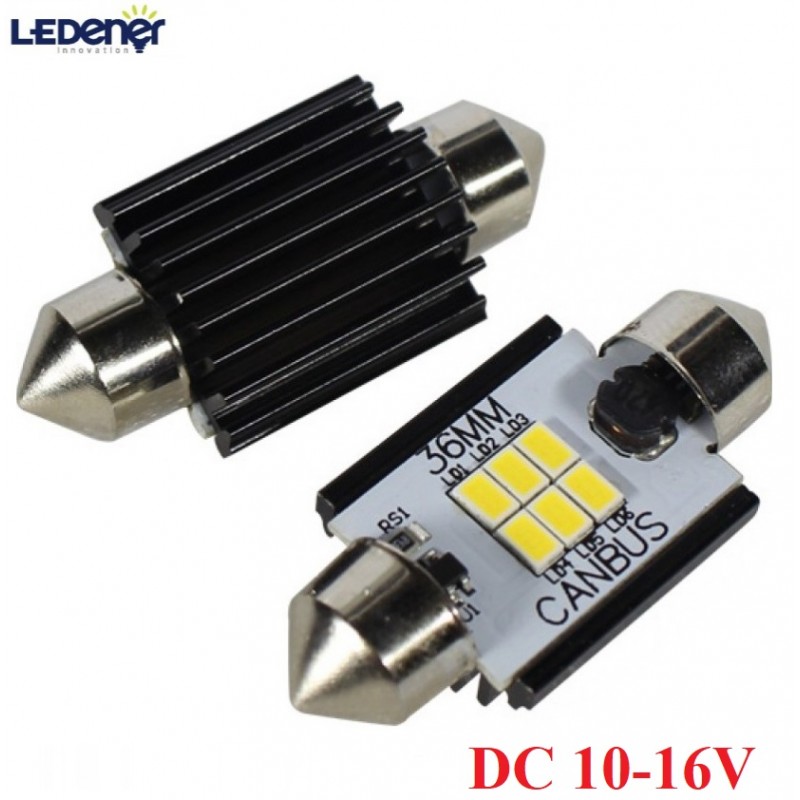 LLAMPA LED LEDENER C5W 10-16 V 130 lm GP-52622-C5W...